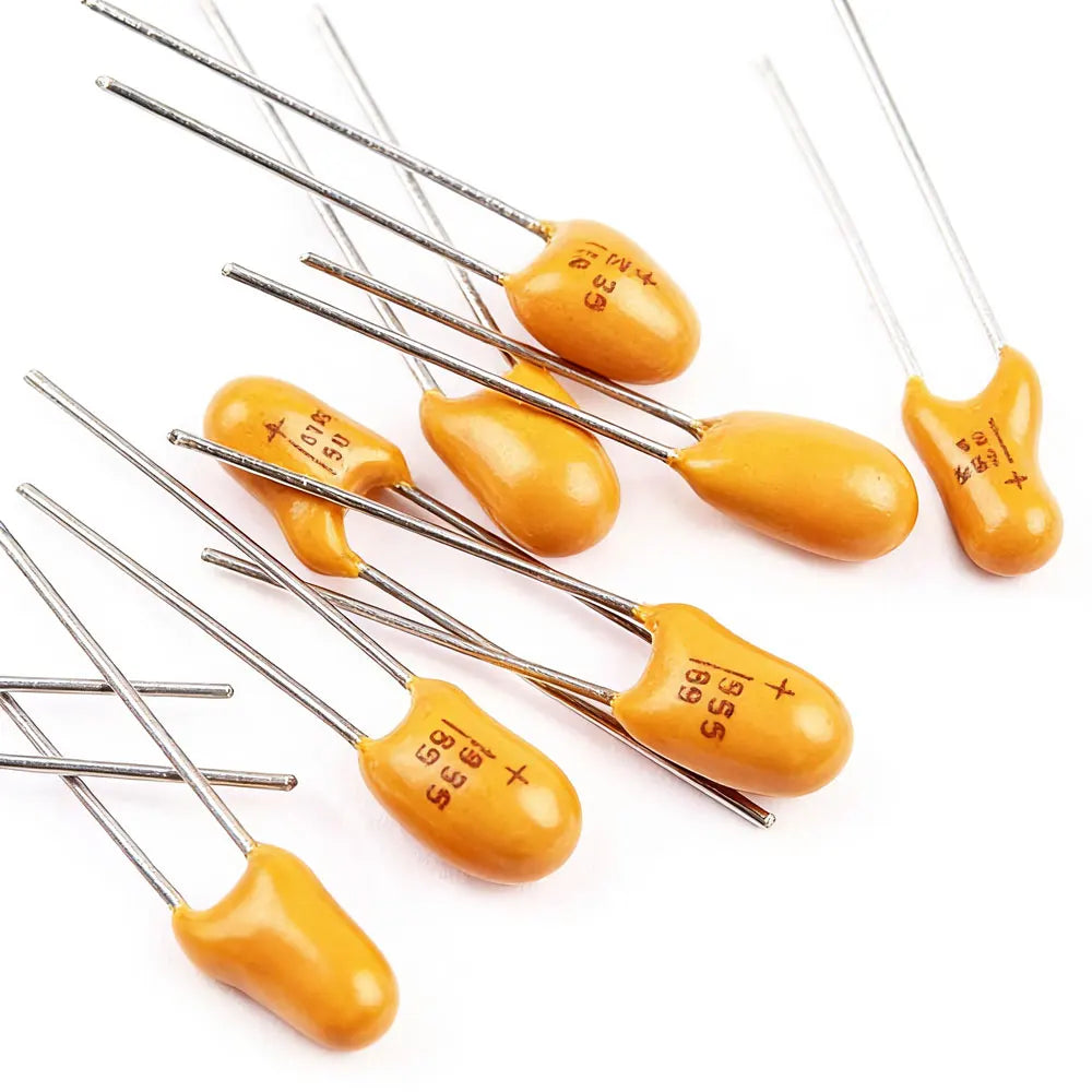 10PCS DIP Tantalum Capacitor 16v 25V 35V 50V 0.47UF 0.1UF 1UF 2.2UF 3.3UF 4.7UF 10UF 22UF 33UF 47UF 100UF 106 475 226 107 336