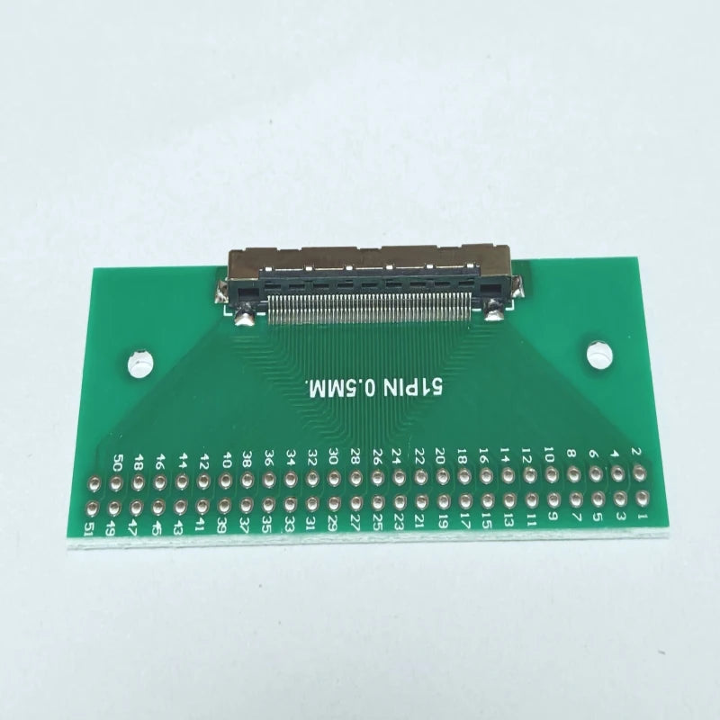 1pcs 51pin Lvds Adapter Board 0.5mm Pitch To 2.54mm Lcd Screen Adapter Lcd Test Board