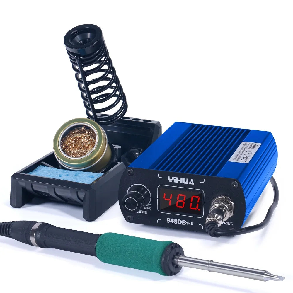 YIHUA 948DB+-II 110-240V Soldering Station 75W Quick Heating with Tip T12 Electronic Soldering Iron Station