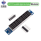 TM1637 4 Bits/TM1638/MAX7219 8 Bit Digital LED Display Module 7 Segment 0.36Inch Clock RED Anode Tube Four Serial Driver
