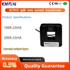 YHDC SCT019 Input 50A/100A/150A/200A Output 0.333V/33mA Accuracy 0.5%/1% Split Core Current Transformer AC Current Sensor