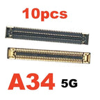 10pcs USB Charging FPC on Board MainBoard For Samsung A15 A25 A35 A55 A04 A14 A24 A34 A54 Connector Clip Port Plug