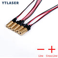 D6X13mm 635nm 1MW 5MW 10MW Adjustable Focus Laser Module Red Line/Cross Line Copper Laser Positioning Lamp Laser Diode