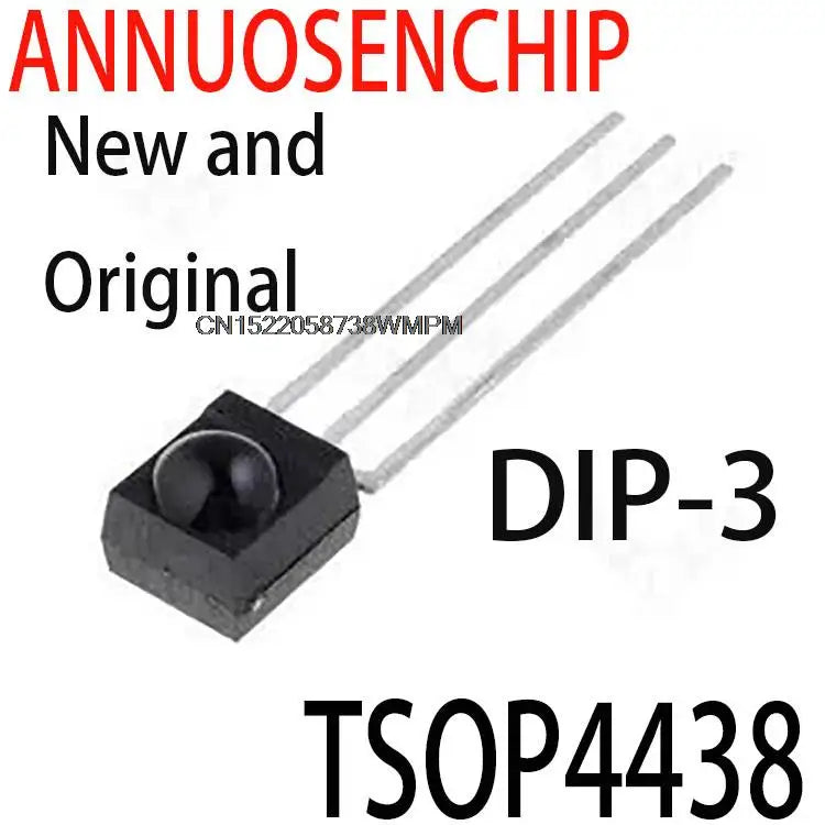 Receiver Module 50PCS New and Original TSOP 4438 V4438 38 kHz IR DIP-3 TSOP4438
