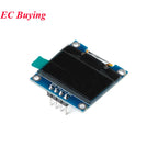 0.96 inch OLED IIC Serial White Display Module 128X64 I2C SSD1306 12864 LCD Screen Board GND VCC SCL SDA 0.96" for Arduino Black