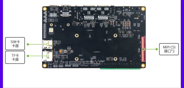 Wildfire Luban Cat 3 Single-Board Computer, Rockchip RK3576 Development Board, Linux & Android AI Board with BTB Connector