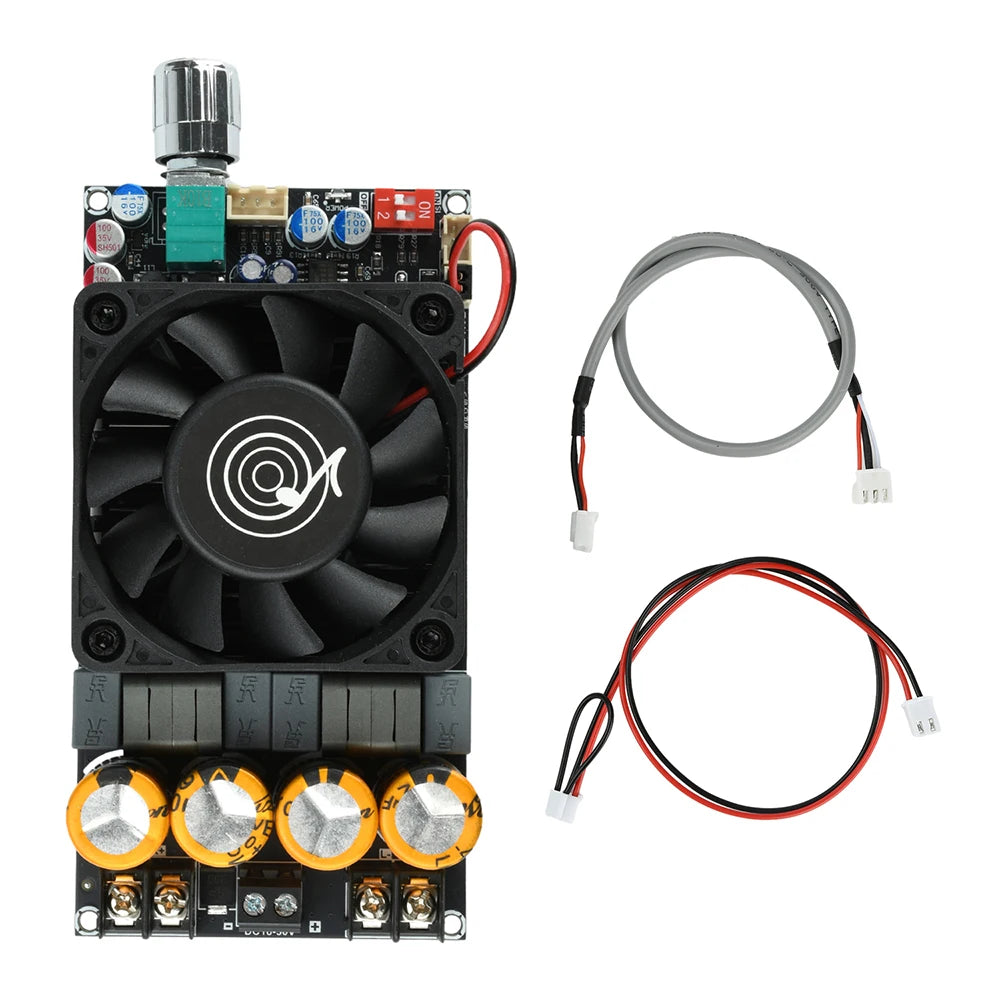 DC 18-50V ZK-3002 2G Second-Generation Upgraded Pure Post Amplifier Board 300W+300W Dual Channel Mono Amplifier Chip TPA3255