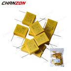 X2 Safety Capacitor 275VAC 0.001UF to 2.2UF Polypropylene Film Capacitor for Electronic Circuit Repair