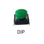 10Sets 12x12mm Momentary Tact Switch Add Plastic Caps Height 9.2mm Push Button Switch 4PIN SMT DIP PCB Mounting Button