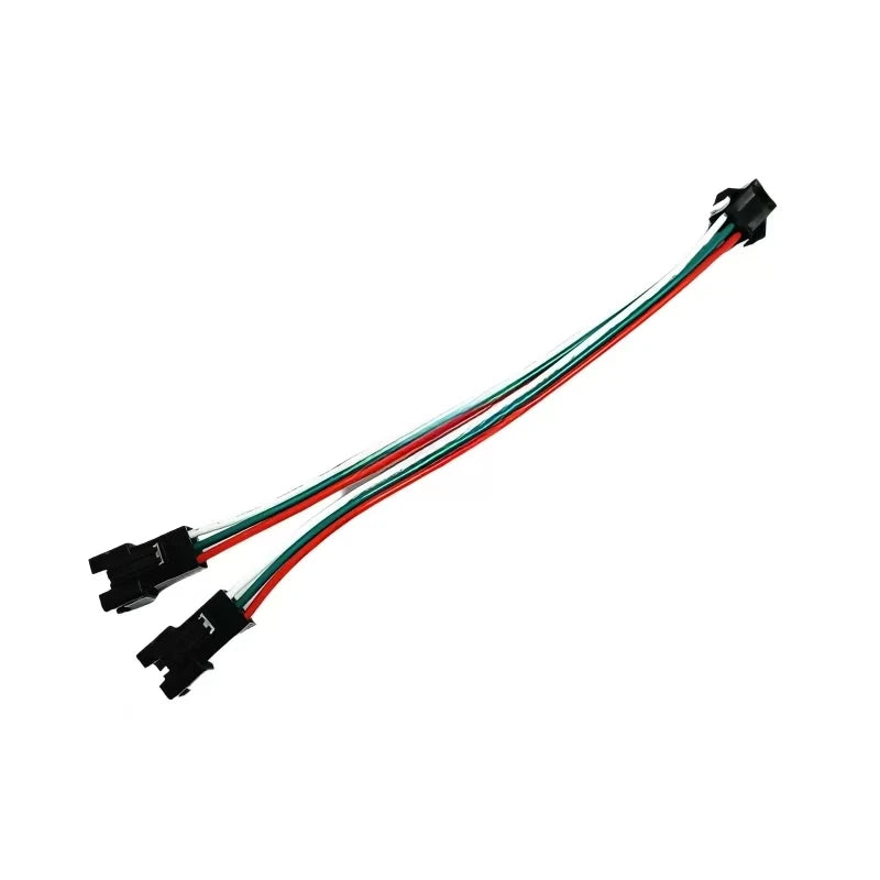 1-50PCS 2/3/4Pin SM 2-6P Splitter Connector 1 to 2 LED Connector JST Male Female Connector Wire Cable For WS2812 LED Strip Light