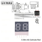 0.36inch Digital tube Common AnodeCathode Red 1 2 3 4 Bit digital Tube LED Display 7 segment