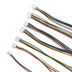10pcs Micro GH1.25 Silicon/PVC 2P 3P 4P 5P 6pin wt Latch 20cm Single End Male Plug Housing Termianl Wire Cable Connector