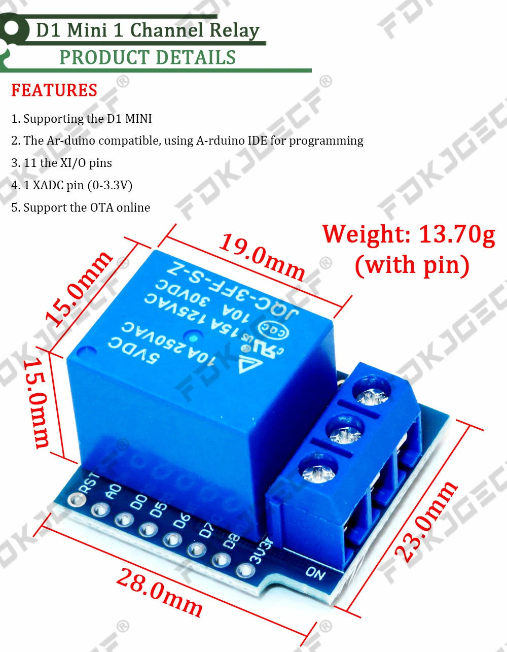 ESP8266 D1 Mini Pro V3.0 Wifi Development Board Nodeu WS2812 RGB DHT11 DHT22 AM2302 Relay DS18B20 BMP180 Motor For Wemos Diy Kit