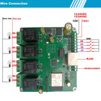 DTWONDER Smart WiFi Switch ESP32 Ethernet Relay Board Domoticz Home Assistant OpenHAB RS485 TCP UDP 4 Channel Timer IP Watchdog