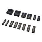 20pcs Printed DuPont Shell Connector for Computer Mainframe Audio, HDD LED, USB, +P, -P, Reset, Power SW, Speaker Connectors