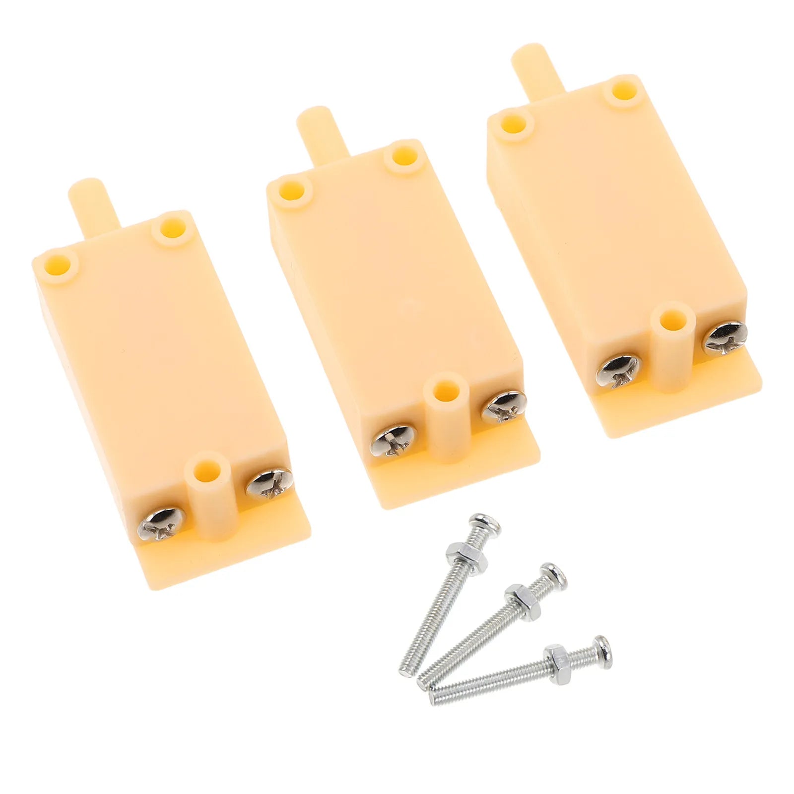 3Pcs Tamper Switch for Enclosure Sturdy Metal Plastic Housing Screw Mount Normally Closed Mechanical Limit Switch for Atm Fire