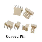 100PCS KF2510 Connector 2.54mm Pitch 2P-10Pin Straight/Curved Male Female Socket Housing Plug Pin Header Crimp Terminals
