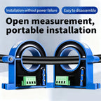 AC/DC Current Transducer 0-100A 0-200A 0-500A 0-1000A to 4-20mA 0-10V 0-5V 1-5V RS485 25mm AC Current Transmitter Sensor