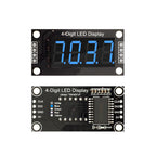TM1637 LED Display Module 4 Digit 7 Segment 0.36 inch Time Clock Indicator Tube Module Red Blue Green Yellow White for Arduino