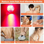 Portable Red Light Therapy Red Light Led Flashlight Pain Relief Muscle Pain Infrared Lamp Led Therapy Skin Care Pet-friendly