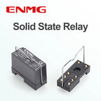 ENMG PCB Mount Solid State Relay, SSK10D6132 Miniature Pin-Type DC Control DC/AC 24V Printed Circuit Board Mount Plug-in Type.