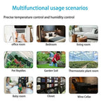 1/2pc LCD Digital Thermometer Hygrometer Indoor Room Electronic Temperature Humidity Meter Sensor Gauge Weather Station For Home