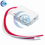 New 220V AC 50Hz Auto Infrared Sensor Switch PIR Microwave Radar Body Motion Sensor Module Adjustable For Time Distance Range