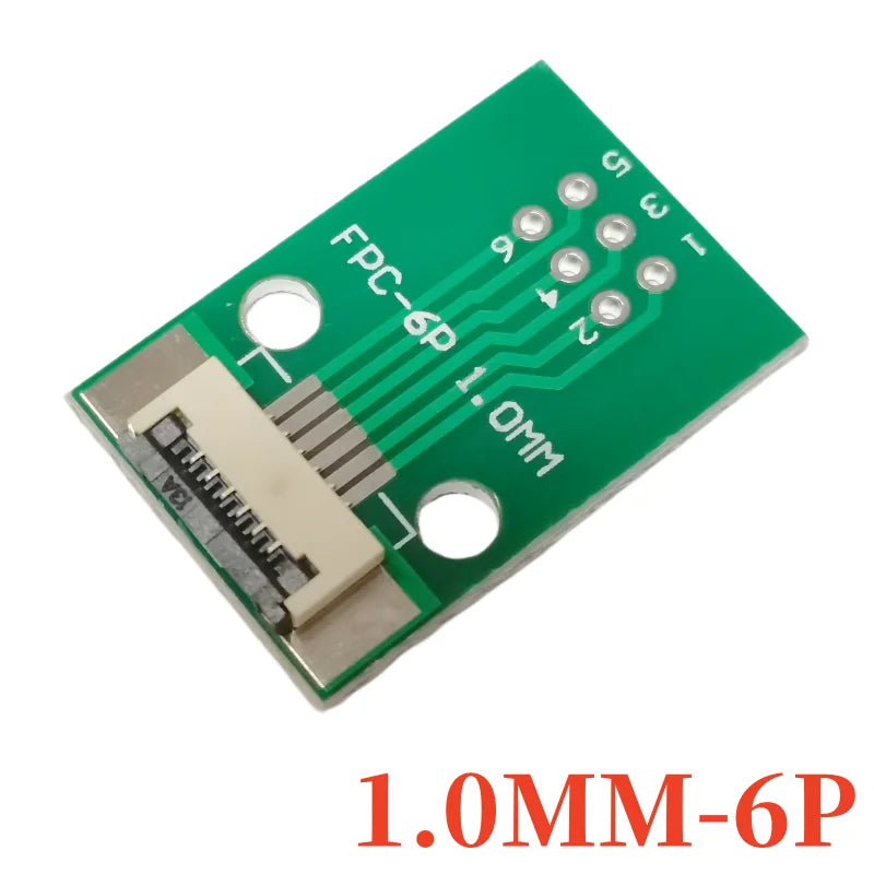 FPC FFC Flexible Cable Adapter Board 1.0mm Pitch Connector SMT to 2.54mm 4P/6P/8P/10P/12P/14P/16P/20P/24P/26P/30P