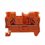 10Pcs PT2.5 Push-in Terminal 2.5mm² Cable Wire Electrical Connector DIN Rail Terminal Block Feed-Through Strip Plug PT-2.5
