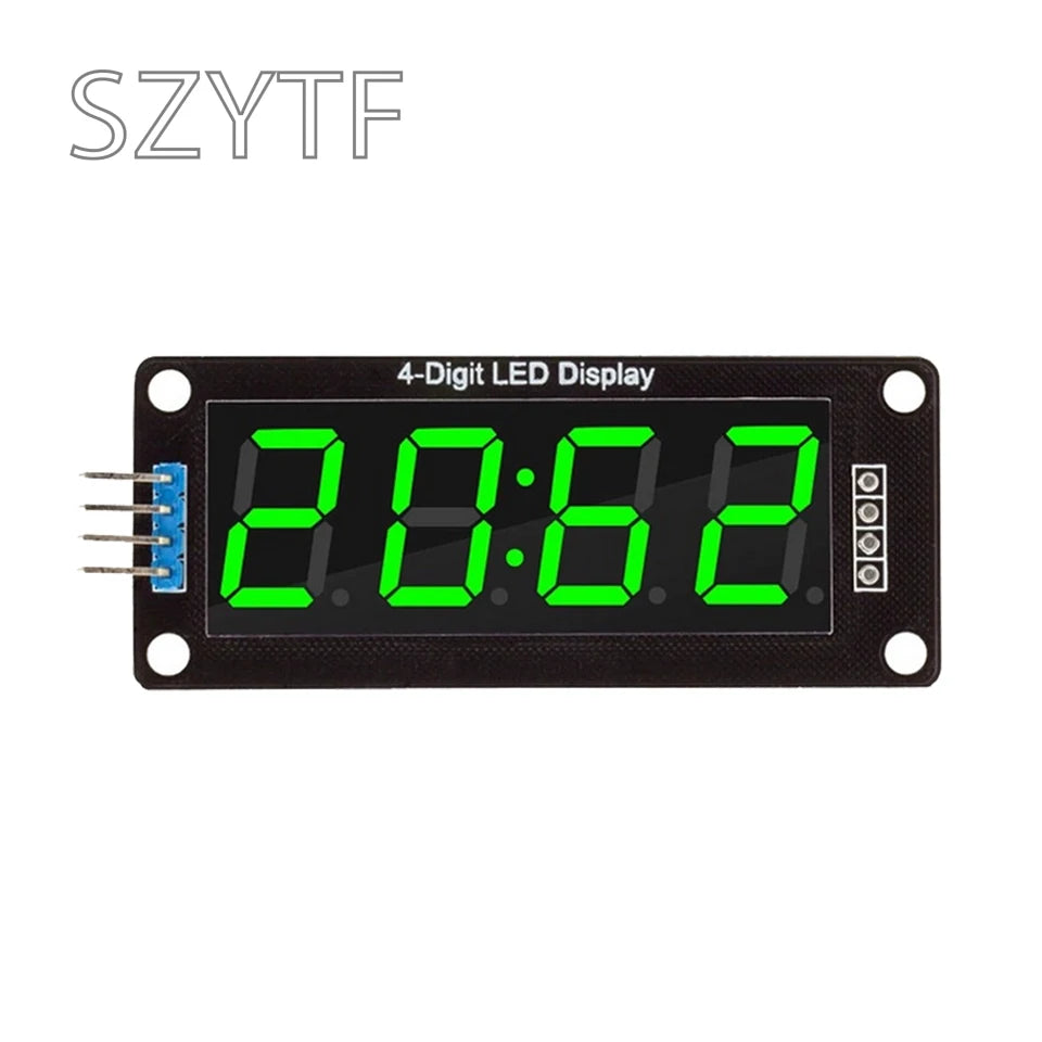 TM1637 0.56 Inch 4-Digit 6-Bit 7-Segment Digital Tube Clock Module With Double Dots For Arduino
