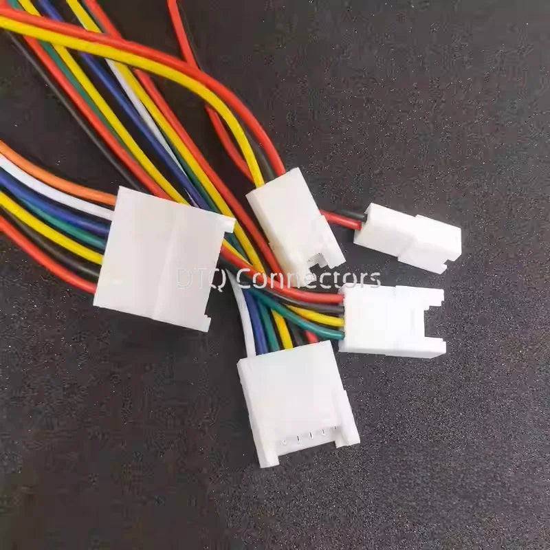 5Pair HY2.0 Plug-in Buckle Terminal Wire 2P 3P 4P 5P 6P 7P 8P Male Female 20Cm Single Ended Electronic Wire 26AWG