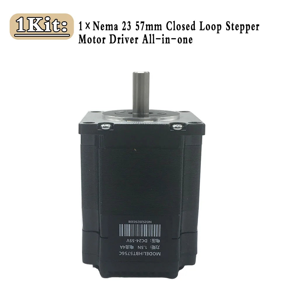 Nema23 57Closed Loop Stepper Motor Drive All-in-one Encoder Hybrid 8mm Shaft 57mm Easy Servo Motor 1000 Line Encoder DC24-48V