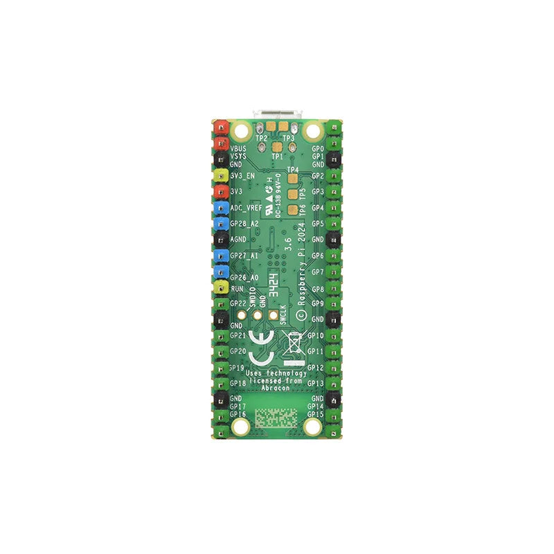 Raspberry Pi Pico 2 W Microcontroller Development Board Dual-core, Dual-architecture Processor Supports Wifi Bluetooth