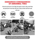 E-ACE TPMS Tire Pressure Monitoring SystemInfitary Motorcycle System LCD Real Time Data Display For Status Precise Digital