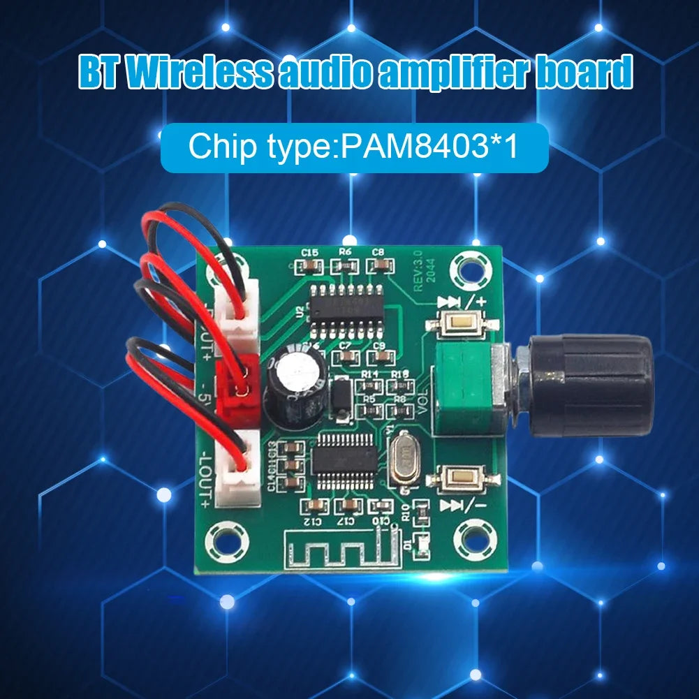 1-10pcs XH-A158 PAM8403 2x5W Bluetooth 5.0 DC 5V Dual Channel Audio Amplifier Board Ultra Clear Wireless Speaker Amplifier Board