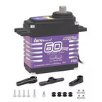 70KG 60KG 55KG Brushless Servos Magnetic Induct 8.4V Steel Helical Gear Servos Motor 25T Metal Servo Arm For 1/8 1/10 RC Car