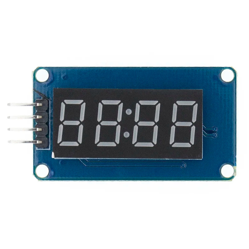 TM1637 4Bits Digital LED Display Module For arduino 7 Segment 0.36Inch Clock RED Anode Tube Four Serial Driver Board Pack