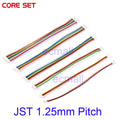 5Pcs Pcs JST 1.25mm Pitch 2/3/4/5/6/8 Pin Female to Female Wire Cable Connector JST 1.25mm Double Ended Plugs 28AWG 10CM