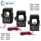Clamp CT Current Transformer QNCTK1-16 100A 50mA 50A 25mA 100A 40mA 50A 20mA Open Current Sensor Split Core Current Transformer
