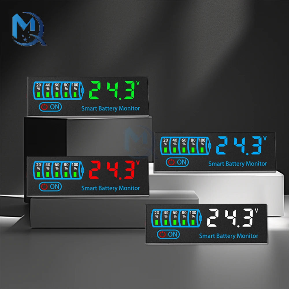 3-14S 1-7S 2-8S LED Battery Voltage Level Indicator Charge Acid/Lithium Universal 18650 Battery Charge Indicator Board DC 7-55V