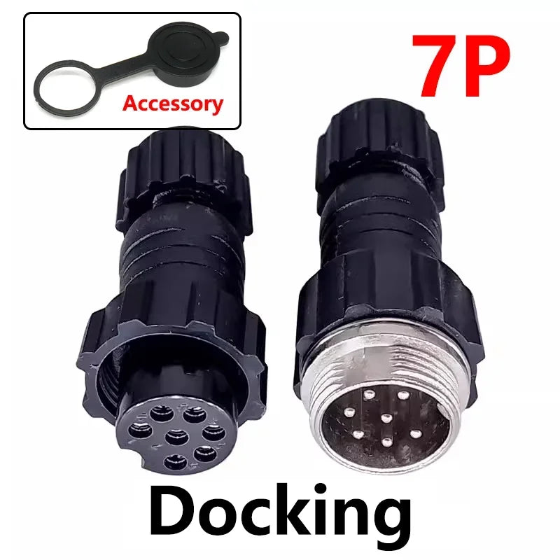 5/10/100Sets GX16 M16 QL16 Plastics 16MM Aviation Plug Male Female Docking Panel Mounted Connector 2/3/4/5/6/7/8/9/10 Pins