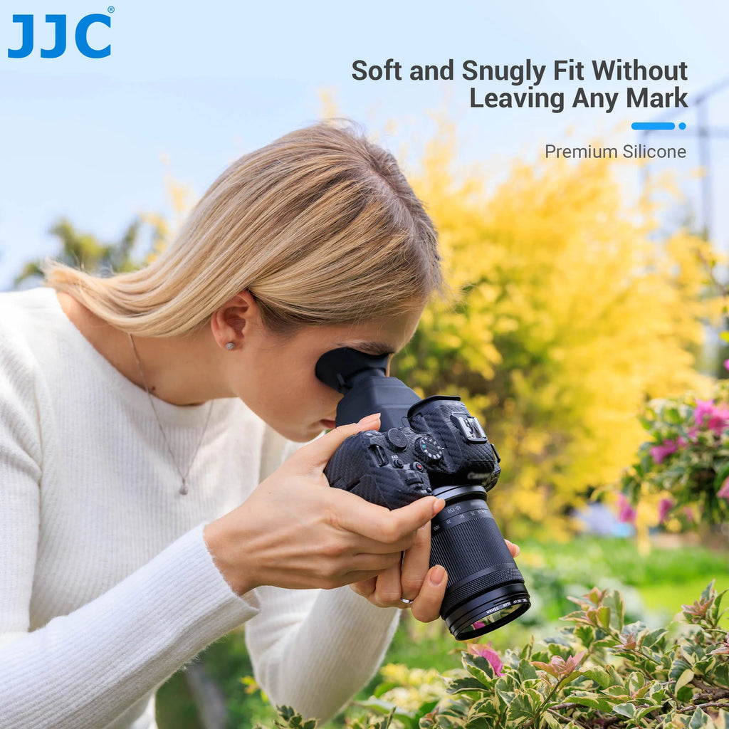 JJC 3X LCD Viewfinder Camera Extender Eyecup Eyepiece Collapsible Fit 3.0' Screen for Nikon Z30 Sony ZV-1 RX100 Fuji X-T30 III