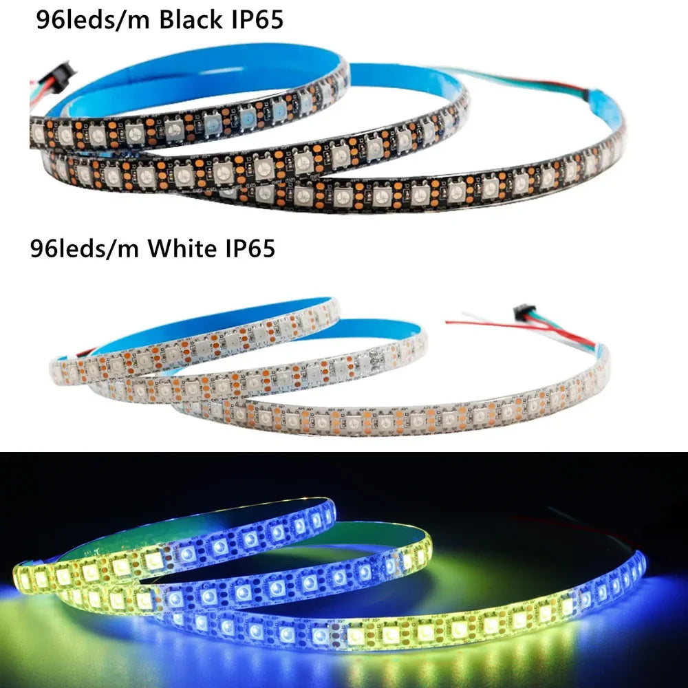 WS2812B WS2815 WS2811 WS2813 5050SMD Addressable LED Strip RGB Full Color Smart Programmable Led Lights Atmosphere Home Decor