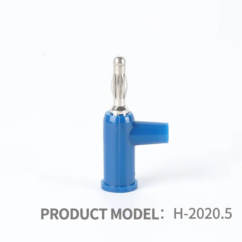 20Pcs 4MM Banana Plug Lantern Head Gun-Type Re-Insertable Test Audio Plug Welding-Free Side Screw Wiring