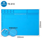 Anti-static ESD Soldering Silicone Mat Insulation Repair Pad Heat Insulation Working Mat Soldering Station Kit Repair Pad