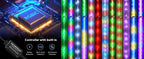 Nilight  3-6FT RGB LED Whip Light, Spiral Neon Flagpole Lights With Remote Control Color Changing Lights for ATV UTV Buggy 2PCS