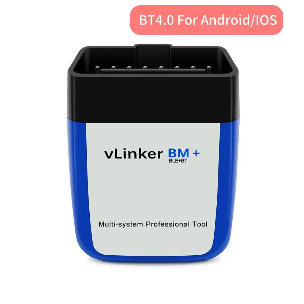 Vgate VLinker BM+ ELM327 V1.5 OBD2 Car Diagnostic Tool V1 5 Bluetooth 4.0 for Android iOS Auto Scanner for Bimmercode BT 4.0/3.0