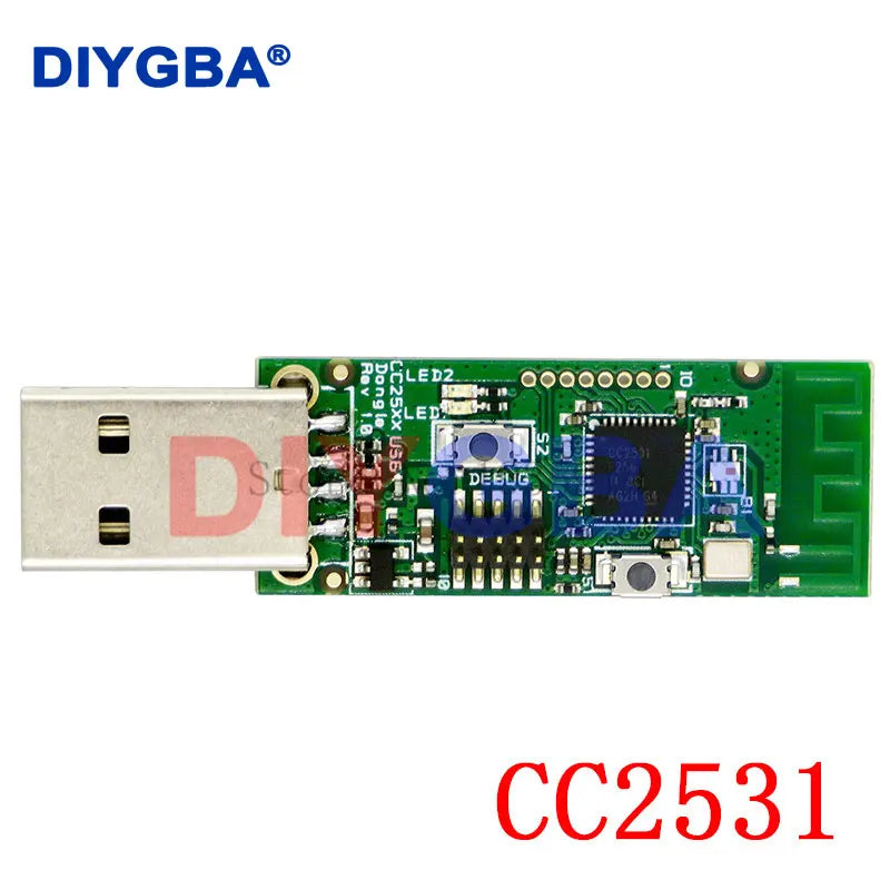 CC2531 CC2540 Bluetooth BLE 4.0 Zigbee Sniffer Wireless Board Dongle Capture Module USB Programmer Downloader Cable Connector