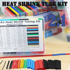 Heat Shrink Tube Kit Thermoresistant 2:1 Shrinkage Tubing Wire Wrapping Electrical Connection Cable Insulation Sleeved Protecter