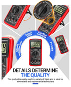 Profesional Digital Multimeter AC/DC Voltage Current Test ANENG Capacitance NCV Resistance Ohm Electrical Test Meter Tools